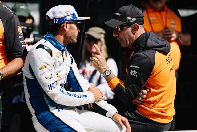 Indy 500 Practice Larson Kanaan
