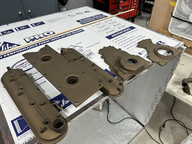 Ls engine covers Cerakote bronze