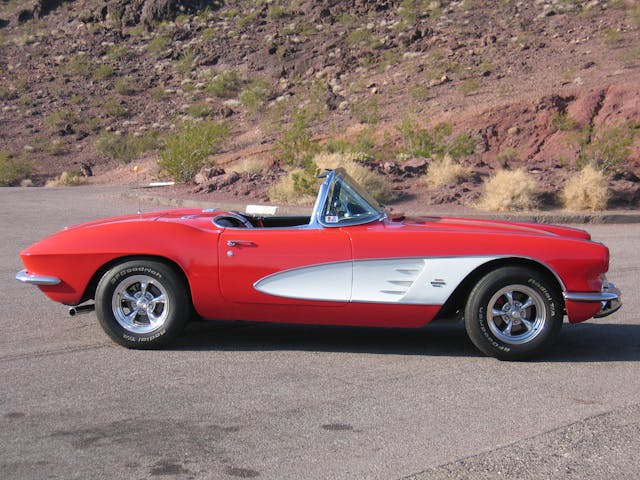 Manny Gomez 1961 Corvette side profile