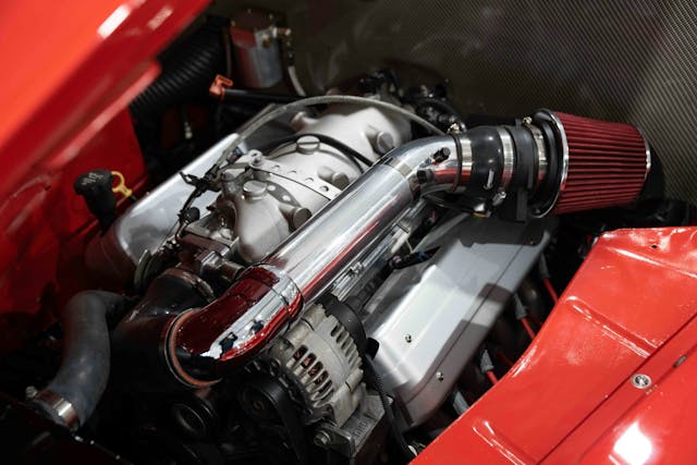 Modified 1947 Buick Super Convertible engine