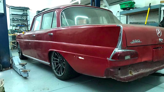 Mercedes-Benz W11 Fintail rear three quarter