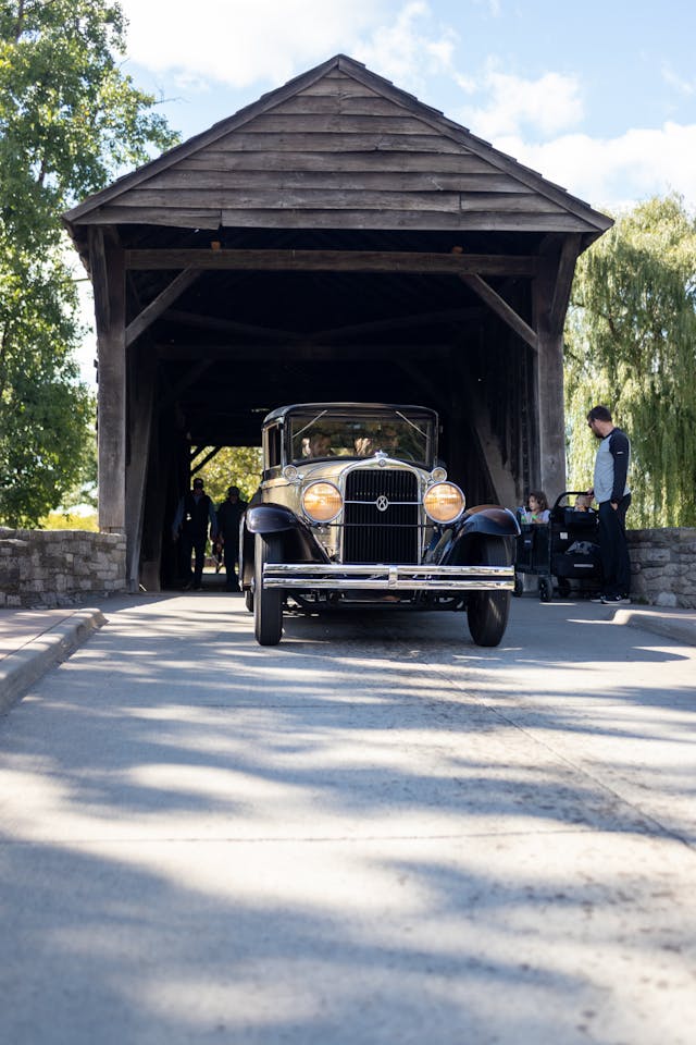 Ragtime Reunion studebaker covered bridge