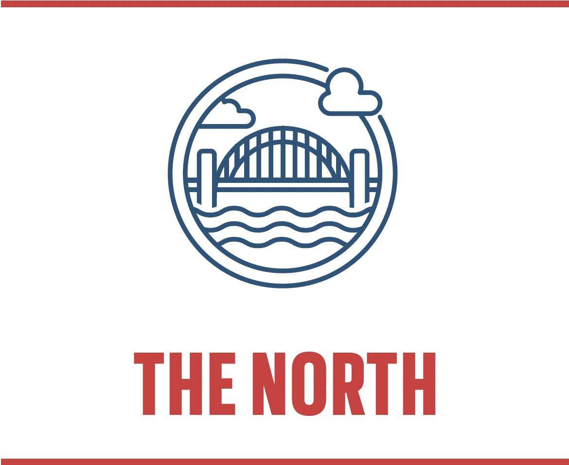 England road trip north graphic