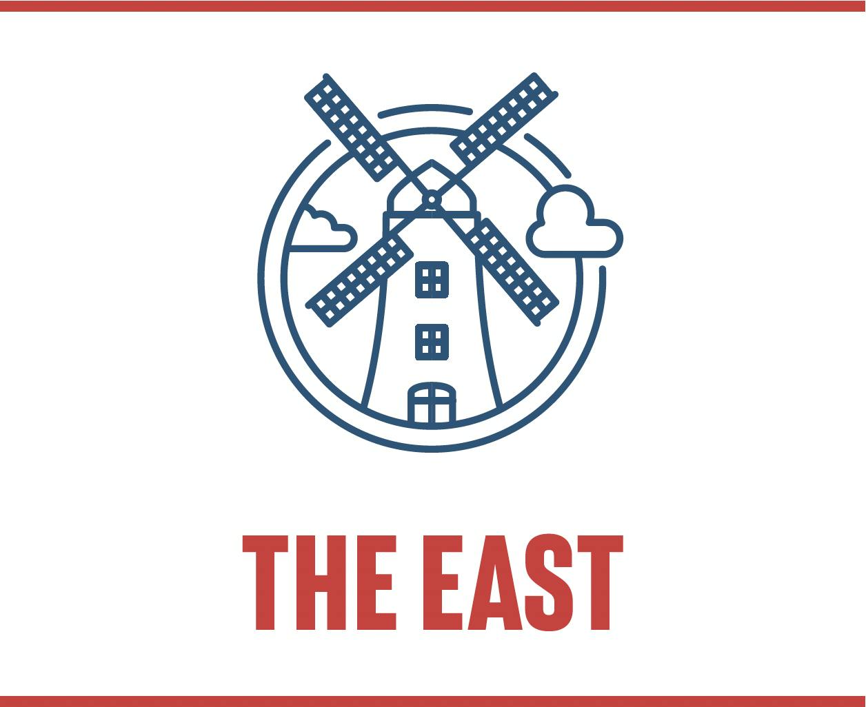 England road trip east graphic