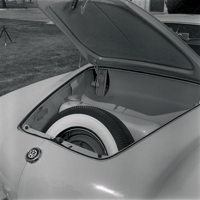 1956 Volkswagen VW Karmann Ghia trunk spare