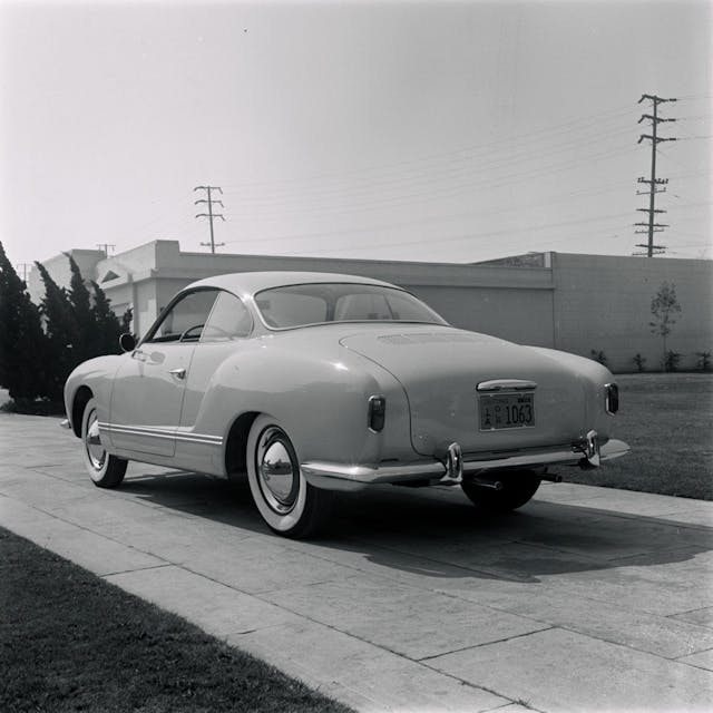 1956 Volkswagen VW Karmann Ghia rear 3/4