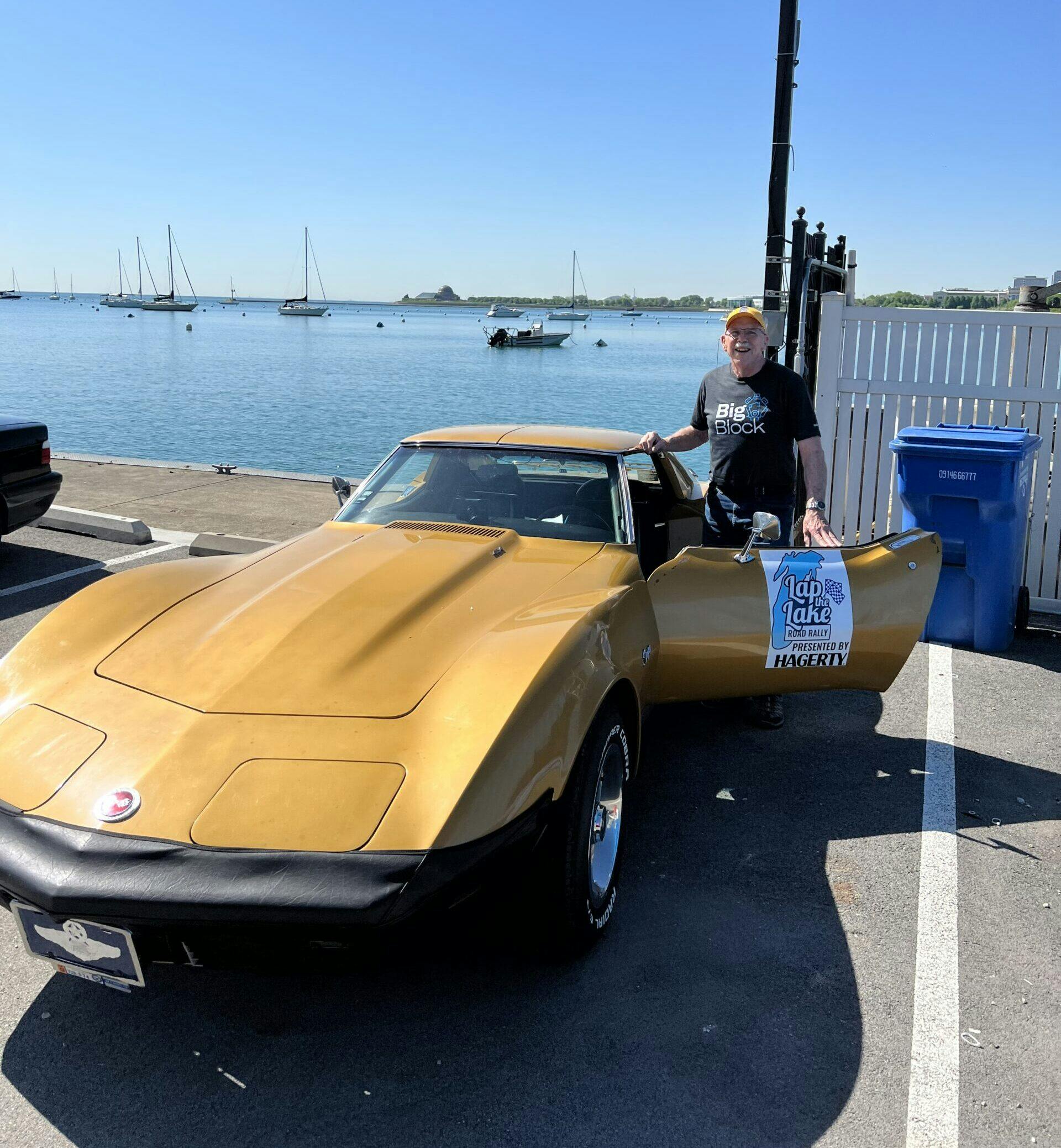 Don Webb 1973 Corvette lap of the lake