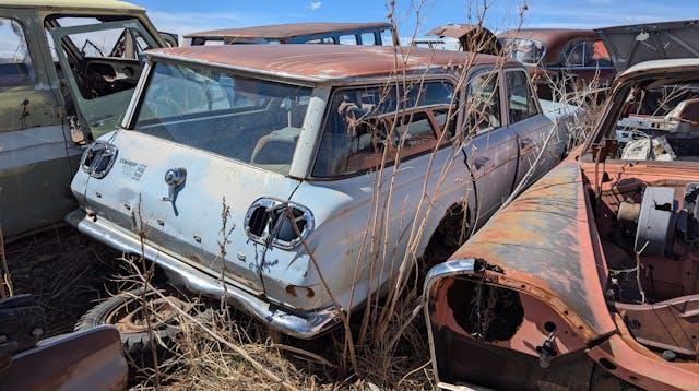 1965 Dodge Dart 170 Wagon rear three quarter