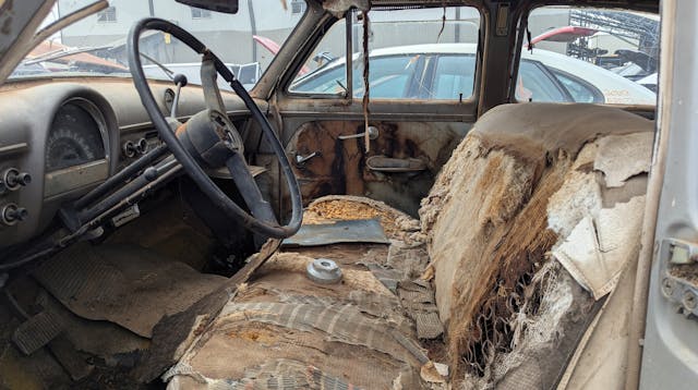 1952 Ford Customline Six Fordor Sedan interior