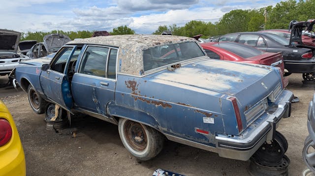1980 Oldsmobile Ninety-Eight parts car rear three quarter