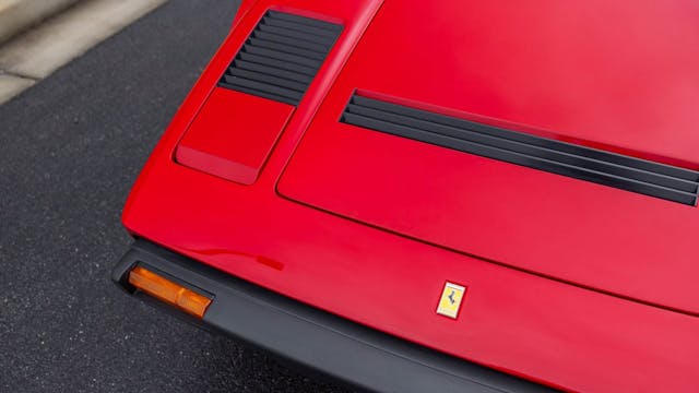 1984 Ferrari 308 GTS nose