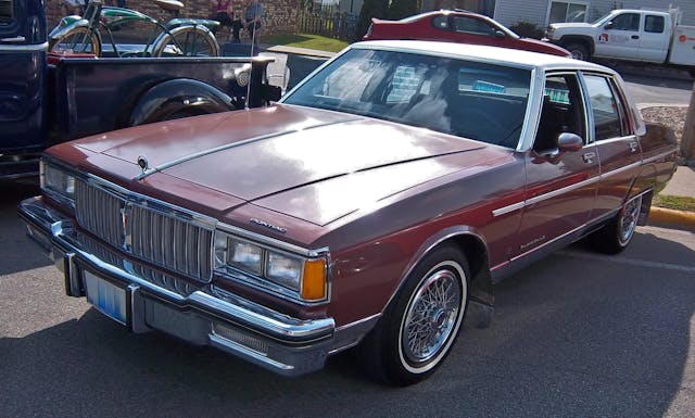 1986 Pontiac Parisienne Brougham front three quarter