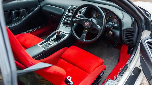 2003 Honda NSX-R interior driver seat