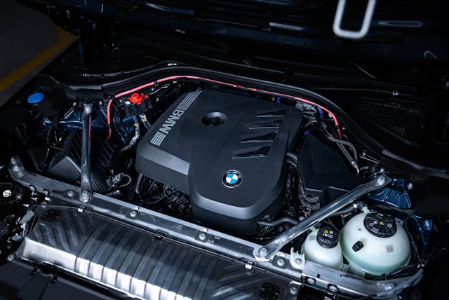 2025 BMW X3 30 xDrive engine high offset detail