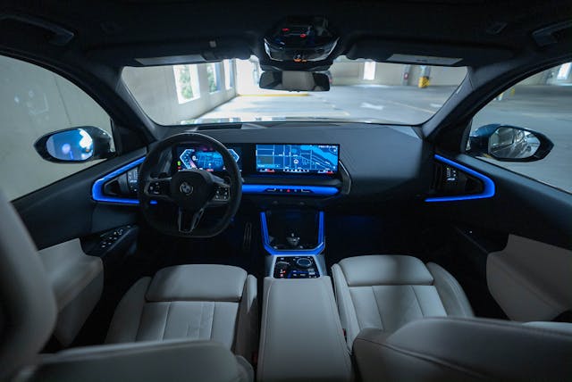 2025 BMW X3 30 xDrive interior front cabin area centered