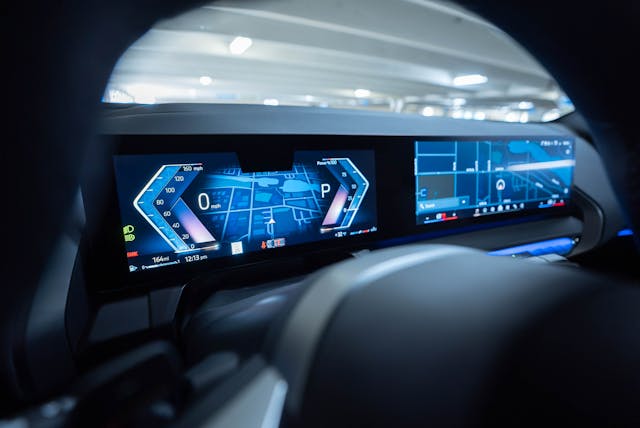 2025 BMW X3 30 xDrive interior instrument cluster and infotainment detail
