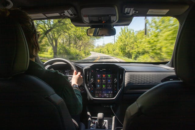 2025 Subaru Forester Sport interior front through seats