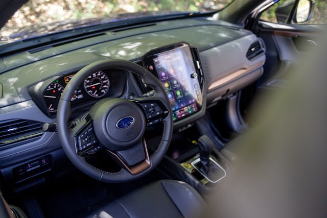 2025 Subaru Forester Sport interior high angle