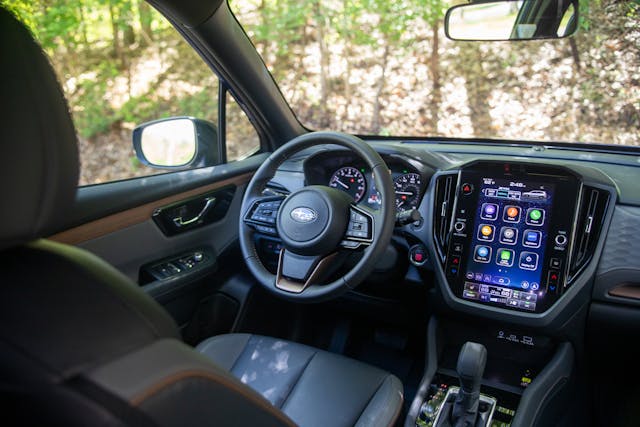 2025 Subaru Forester Sport interior driver cockpit