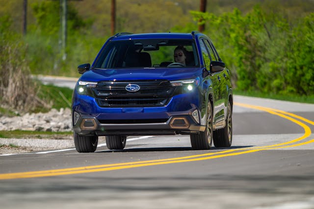 2025 Subaru Forester Sport front three quarter