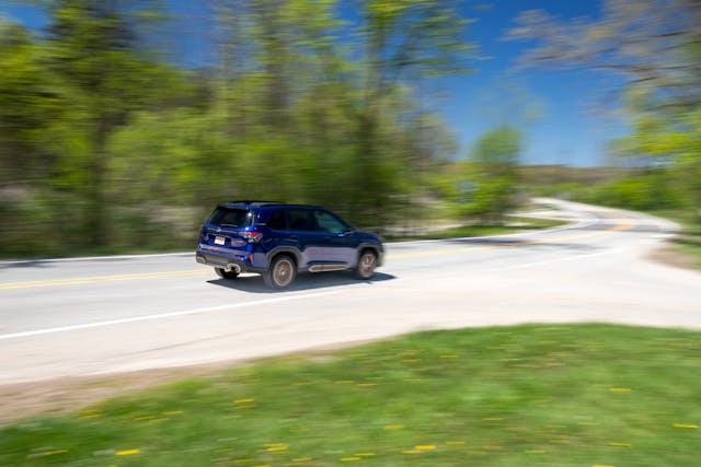 2025 Subaru Forester Sport rear three quarter