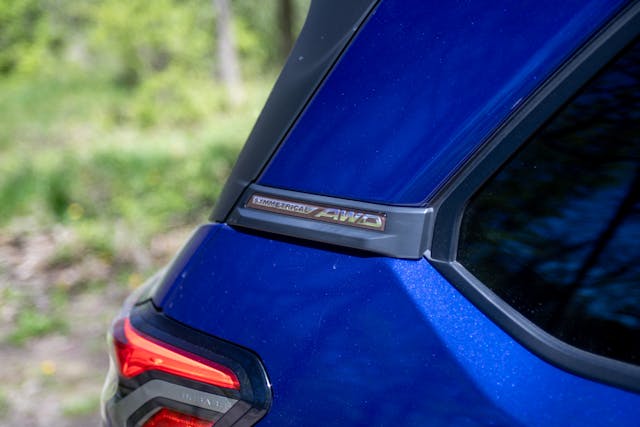 2025 Subaru Forester Sport rear quarter panel trim