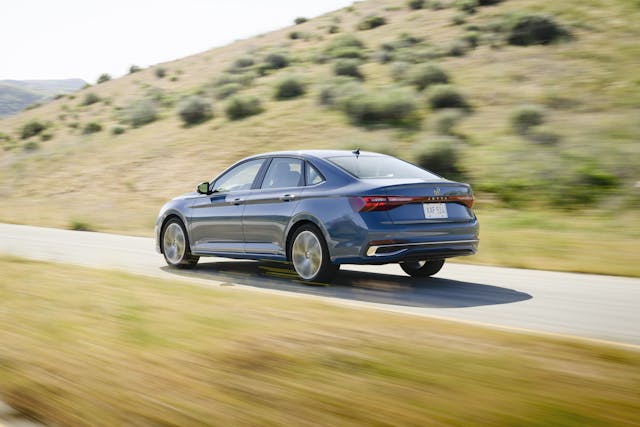 2025 VW Jetta rear three quarter