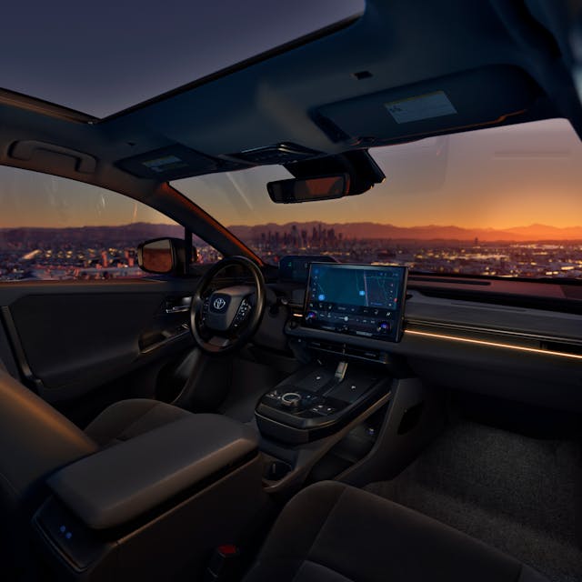 2026 Toyota C-HR interior front cabin area