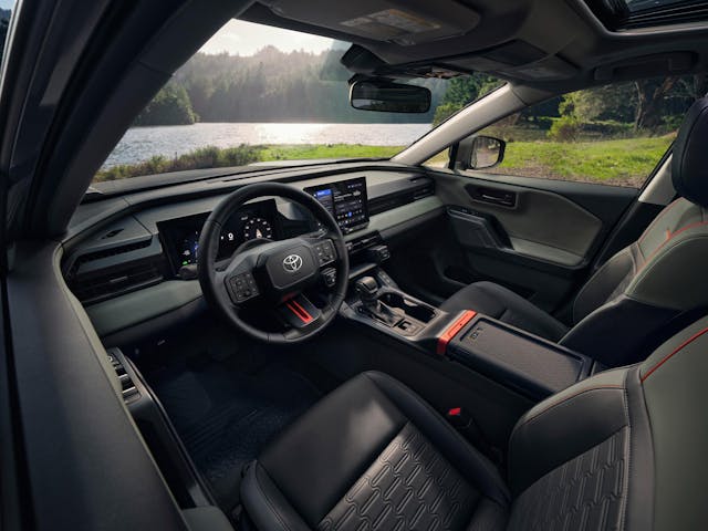 2026 Toyota RAV4 Woodland interior front cabin area