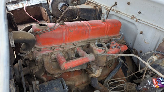 1952 Ford Customline Six Fordor Sedan engine