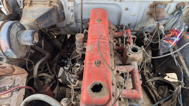 1952 Ford Customline Six Fordor Sedan engine