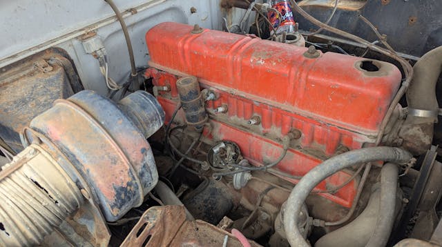 1952 Ford Customline Six Fordor Sedan engine