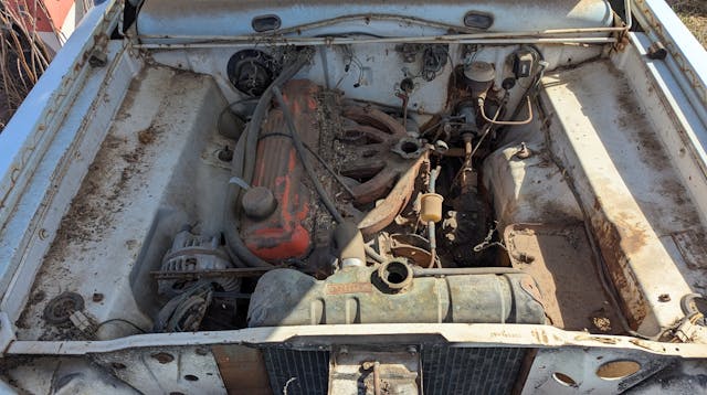 1965 Dodge Dart 170 Wagon engine bay