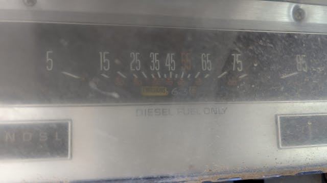 1980 Oldsmobile Ninety-Eight dash speedometer