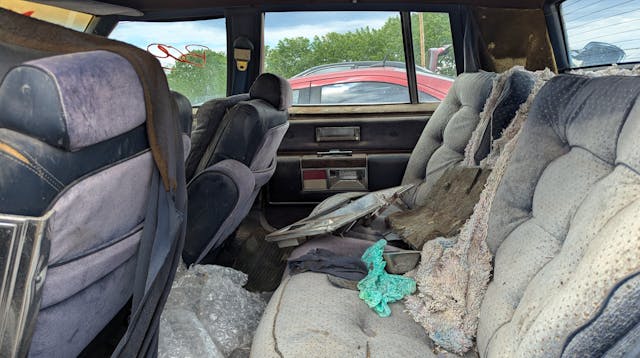 1980 Oldsmobile Ninety-Eight parts car interior rear seats