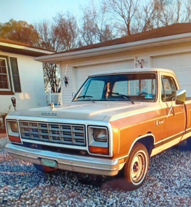 1984 Dodge Ram pickup front end closeup