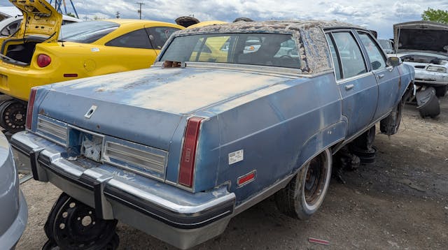 1980 Oldsmobile Ninety-Eight parts car rear three quarter