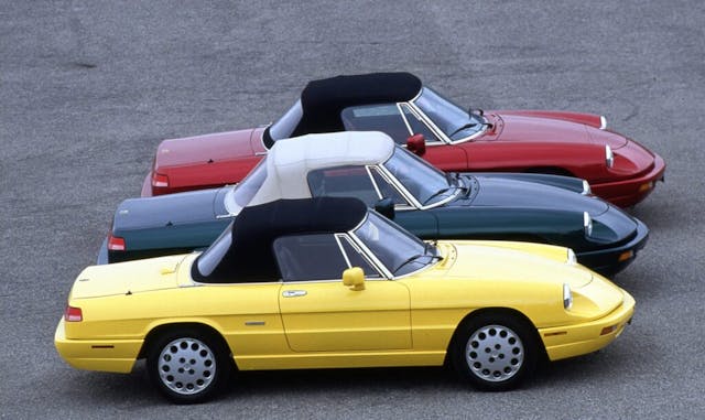 Alfas and Chrysler Alfa Romeo Spiders
