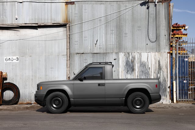 Blank Slate Pickup Truck side profile