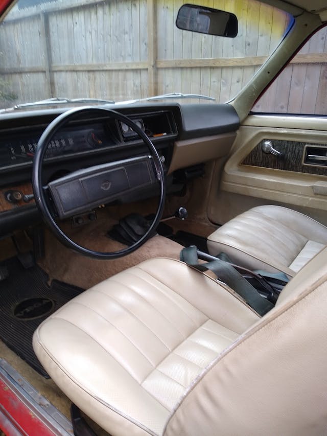 1971 Chevrolet Vega interior