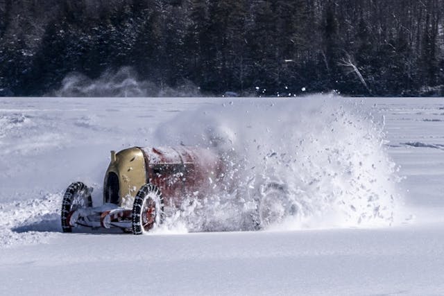 Kobus Reyneke Cyclekart ice racing