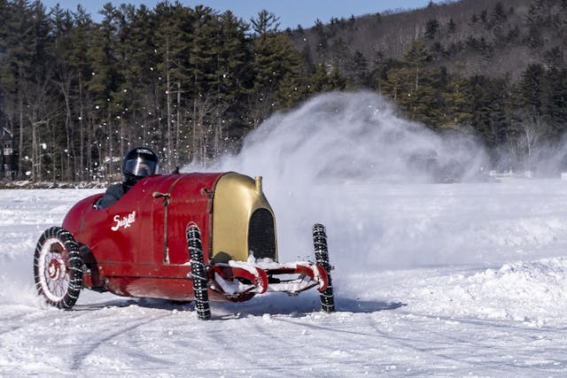 Kobus Reyneke Cyclekart ice racing