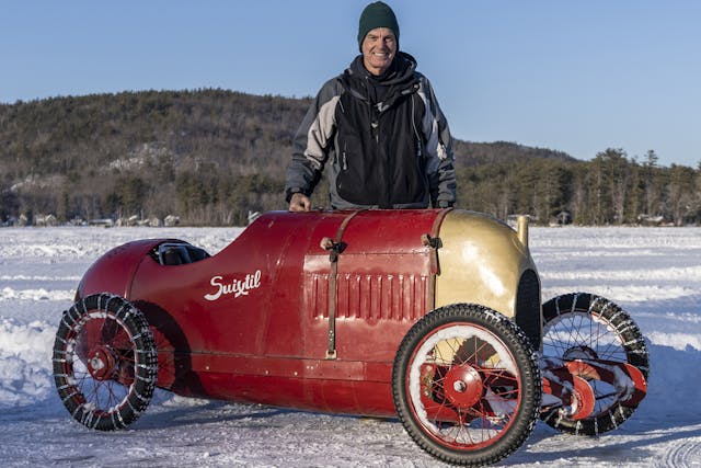 Kobus Reyneke Cyclekart ice racing