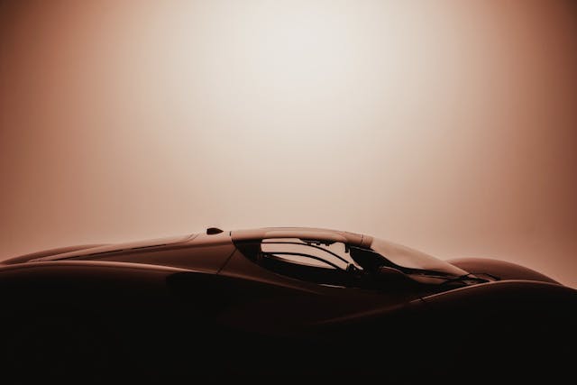 De Tomaso P72 profile silhouette