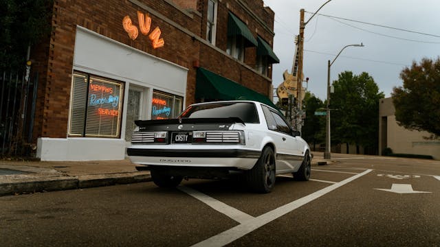 1990 Ford Mustang LX 5.0 custom rear three quarter