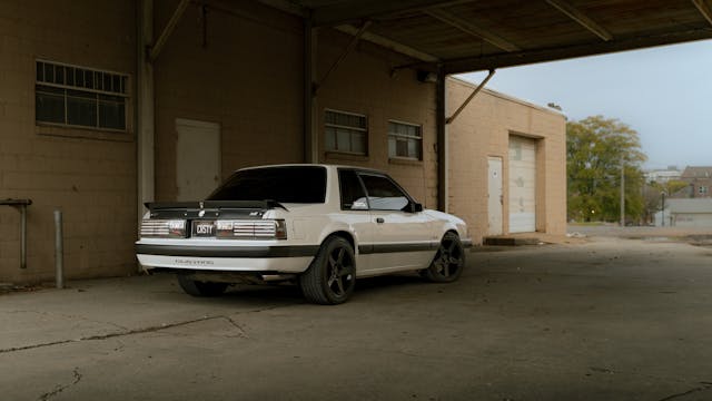 1990 Ford Mustang LX 5.0 custom rear three quarter