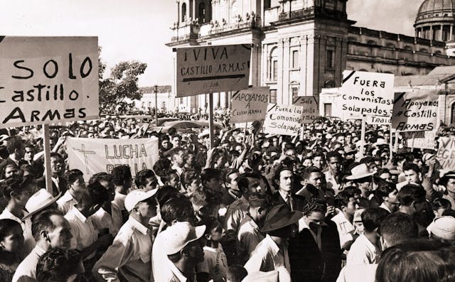 Chaos in Guatemala City, Guatemala 1954
