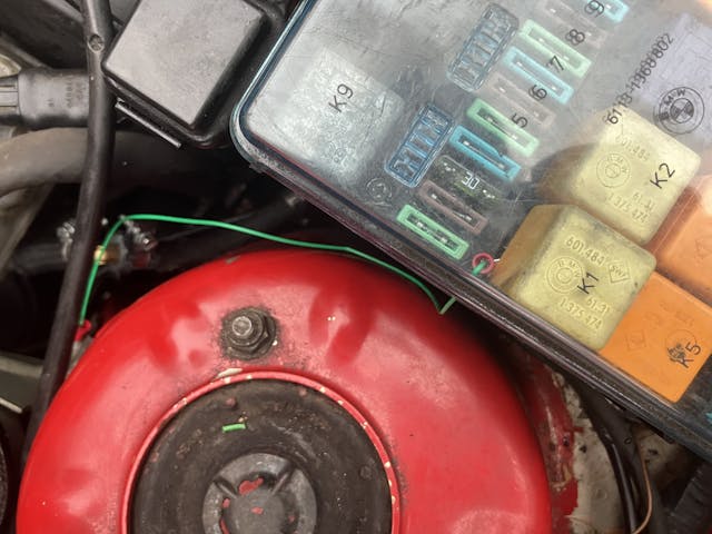 BMW E30 325i old ac system fuse box