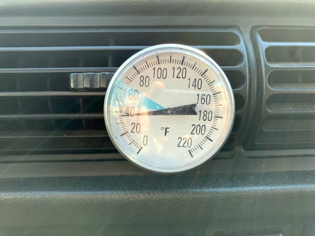 BMW E30 325i air temperature therometer
