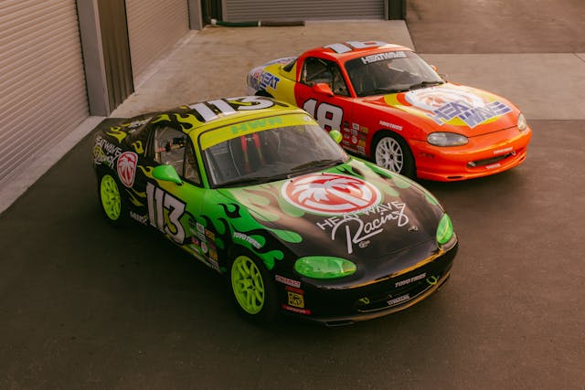 Hertel heat wave racing miata cars